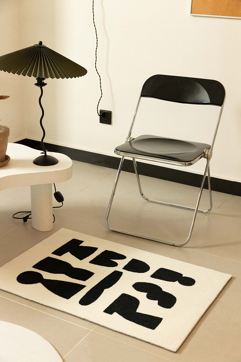 Geometric Small Bedside Rug