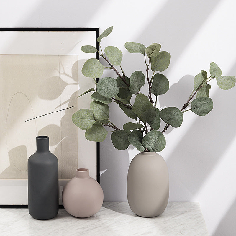 Minimalist Glass Ceramic Vase