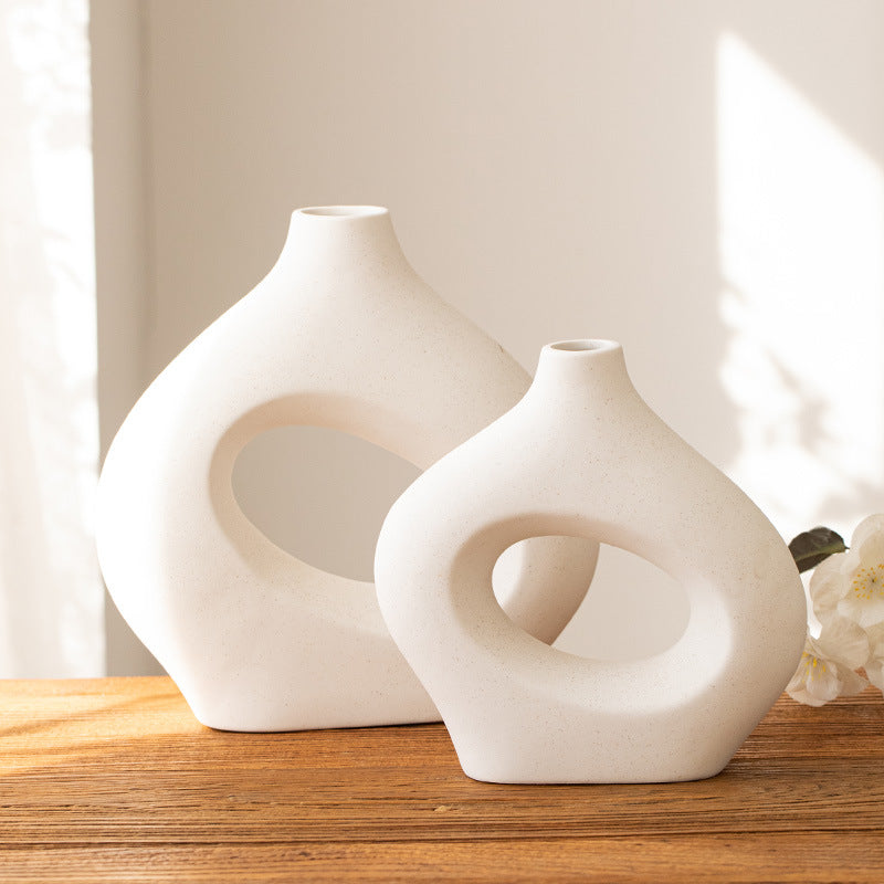Hollow Ceramic Vase