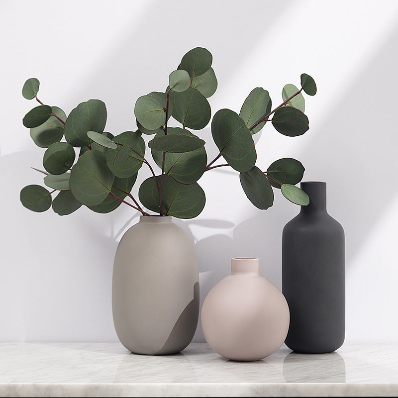 Minimalist Glass Ceramic Vase