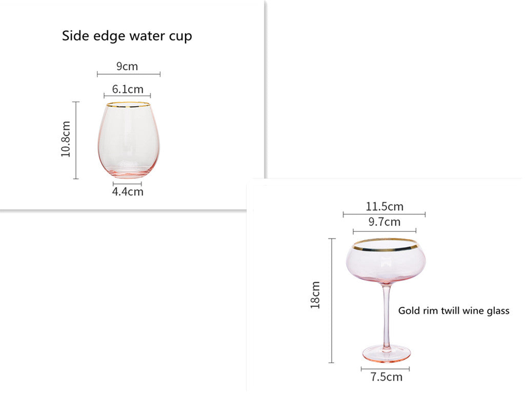 Crystal Drinking Glass Set