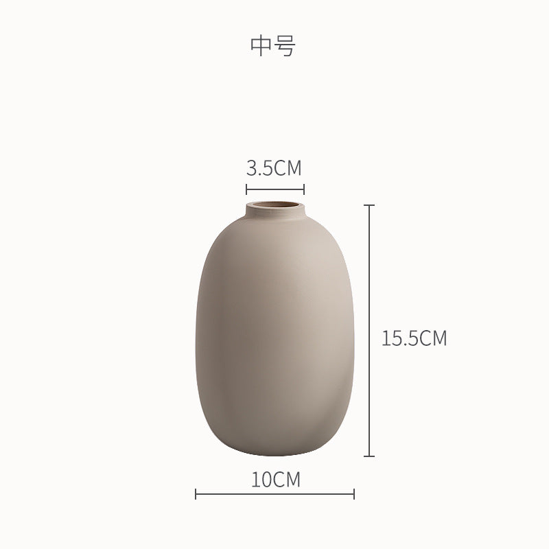 Minimalist Glass Ceramic Vase