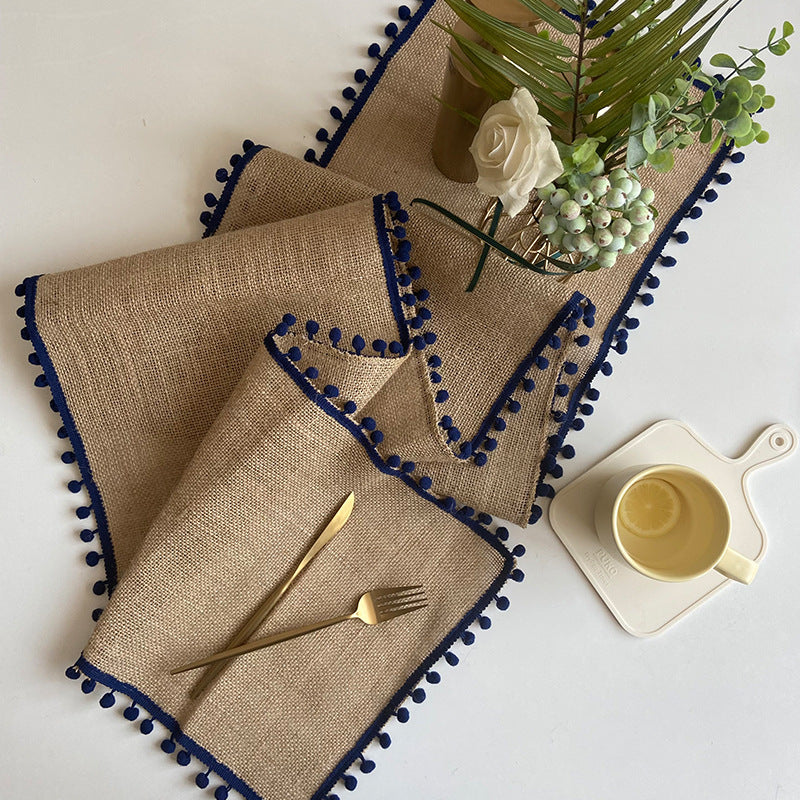 Christmas Jute Table Runner