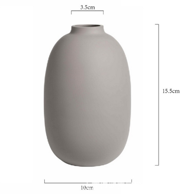 Minimalist Glass Ceramic Vase