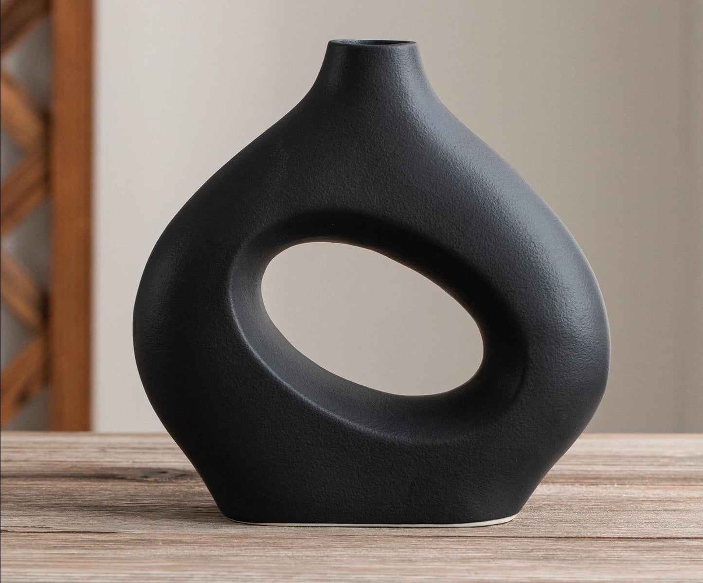 Hollow Ceramic Vase