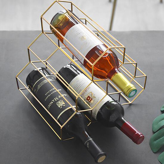 Geometric Wine Rack Style My Room