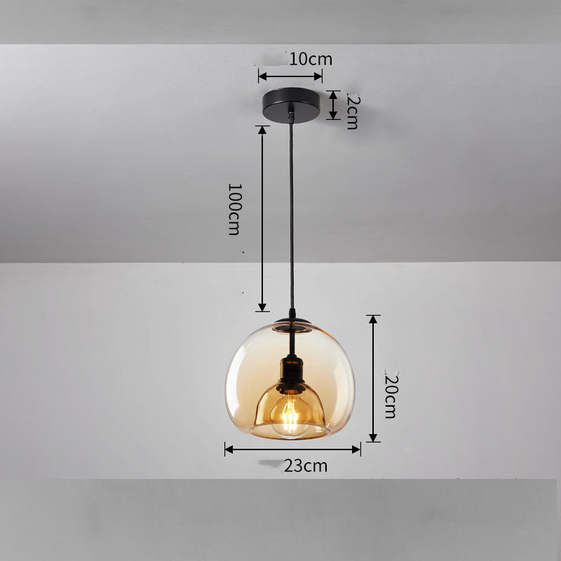 Transparent Modern Minimalist Chandelier