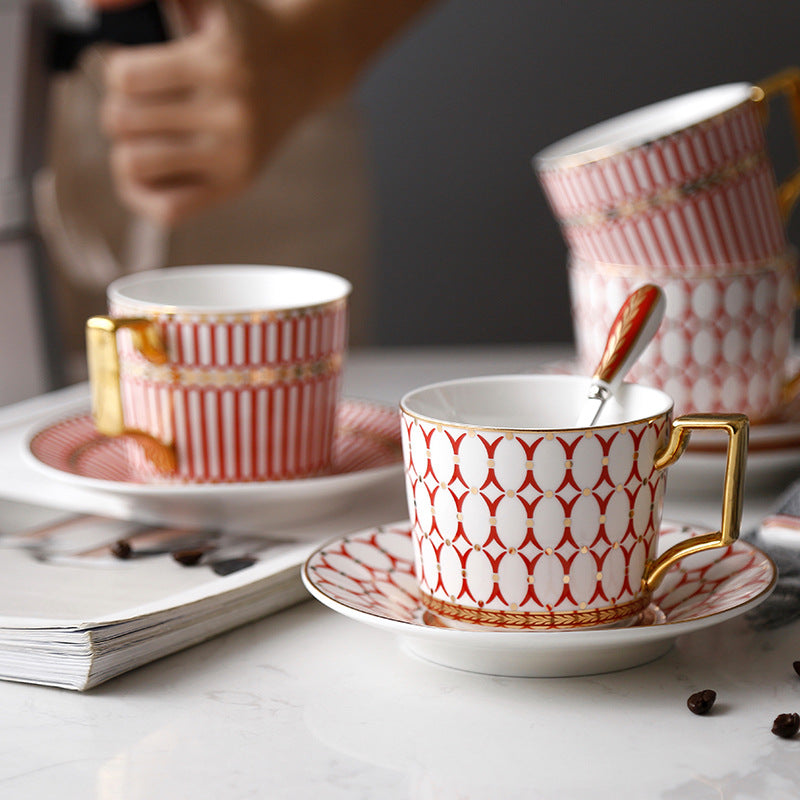 Red Ceramic Coffee Cup