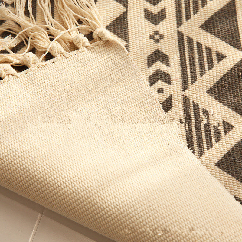 Woven Tassel Rug