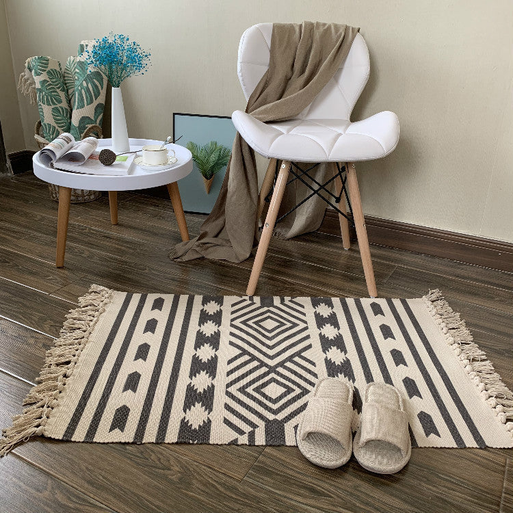 Woven Tassel Rug