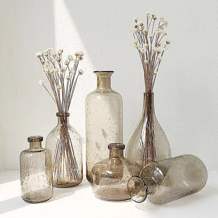 Textured Glass Vase