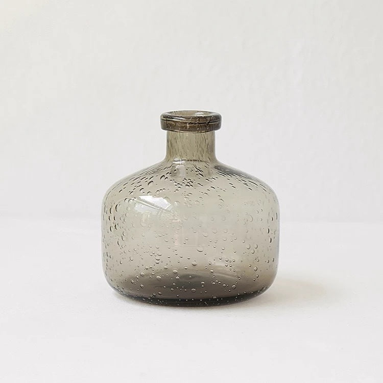 Textured Glass Vase