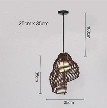 Rattan Pendant Light