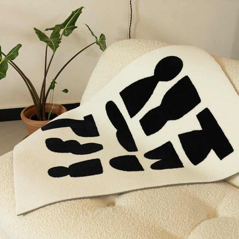 Geometric Small Bedside Rug