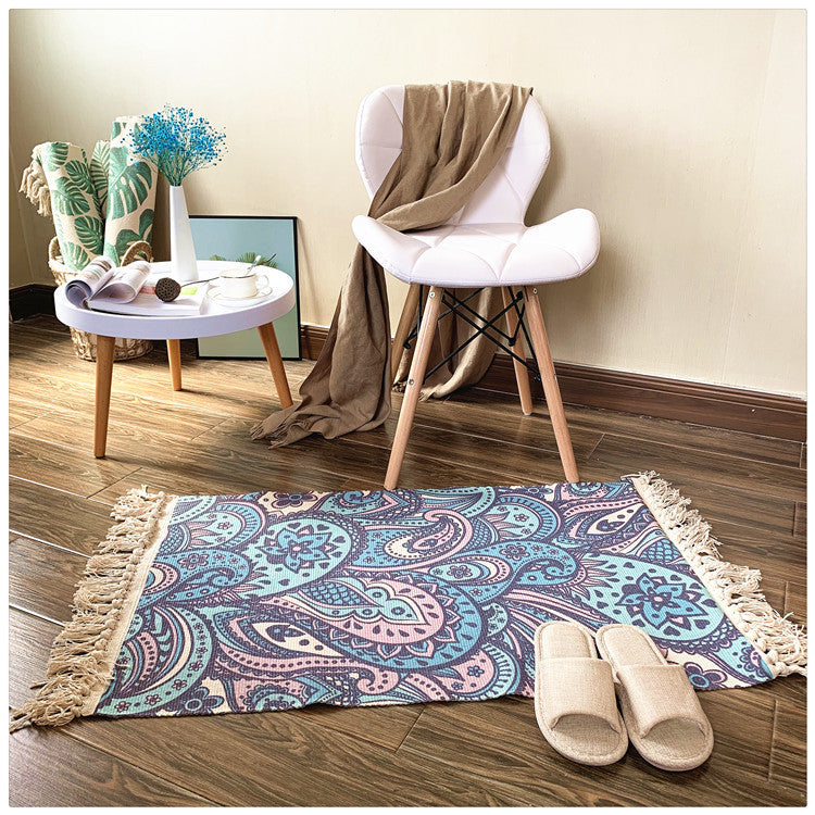 Woven Tassel Rug