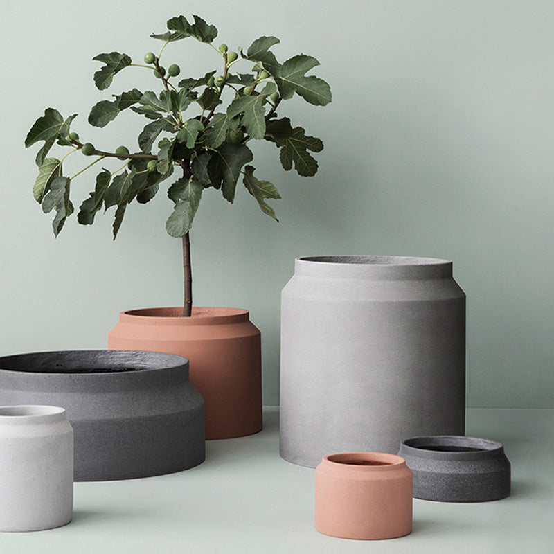 Scandinavian Style Concrete Flower Pot