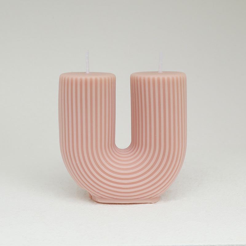 Aromatherapy U-Shaped Scented Candle