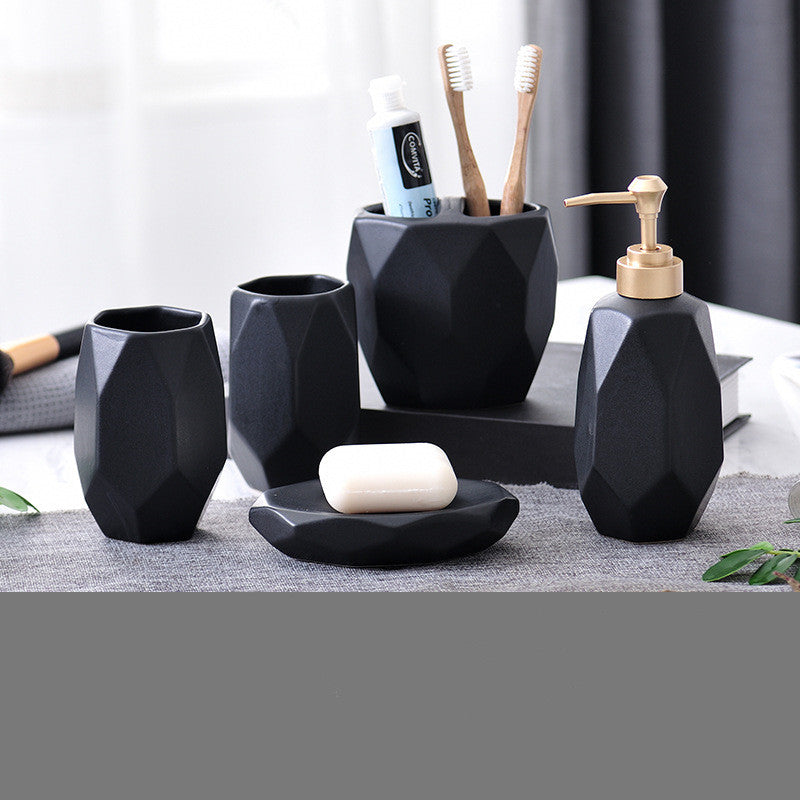 Ceramic Bathroom Wash Set