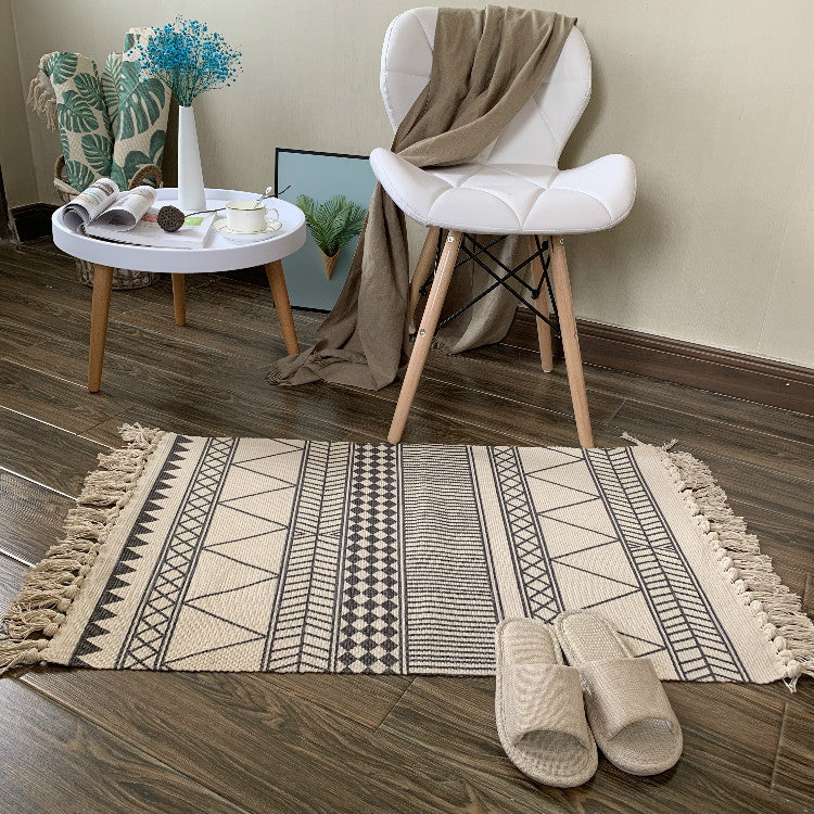 Woven Tassel Rug