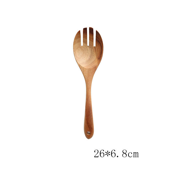 Natural Teak Wood Kitchen Spatula Set