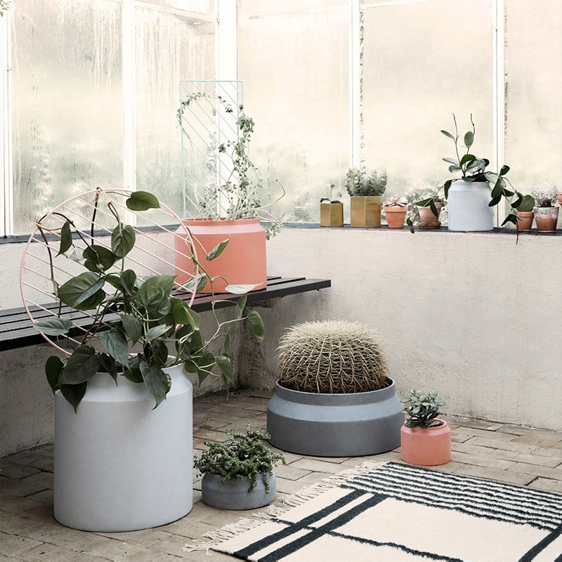 Scandinavian Style Concrete Flower Pot