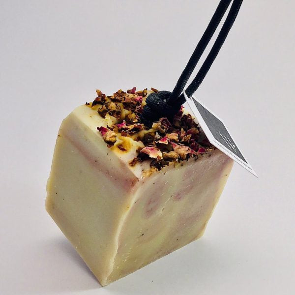 Soap On a Rope – Rose Geranium & Cedarwood