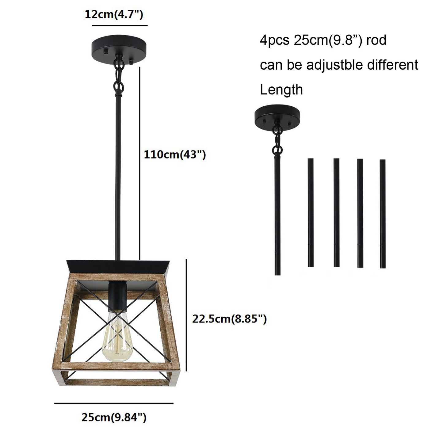 Industrial Style Ceiling Lamp