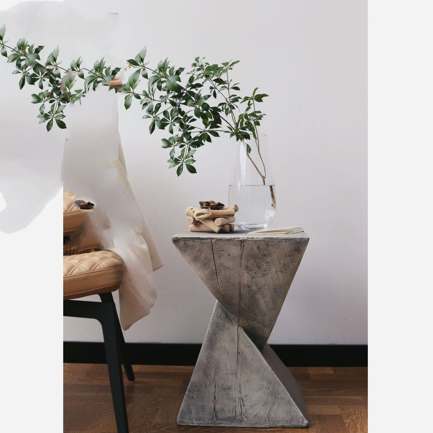 Wooden Geometric Coffee Table