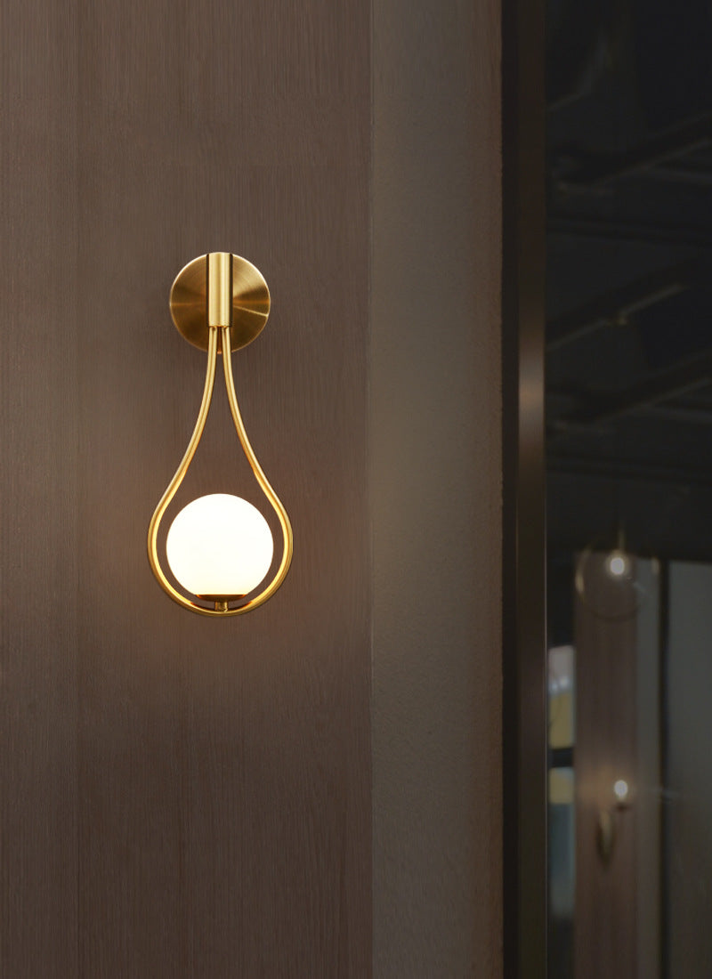 Teardrop Style Wall Lamp