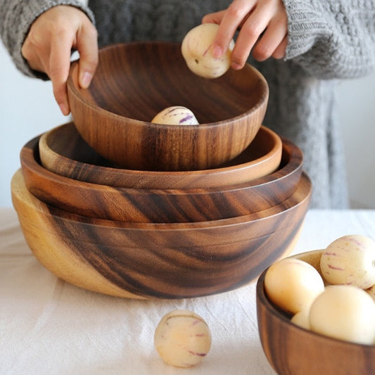 Acacia Wooden Bowl