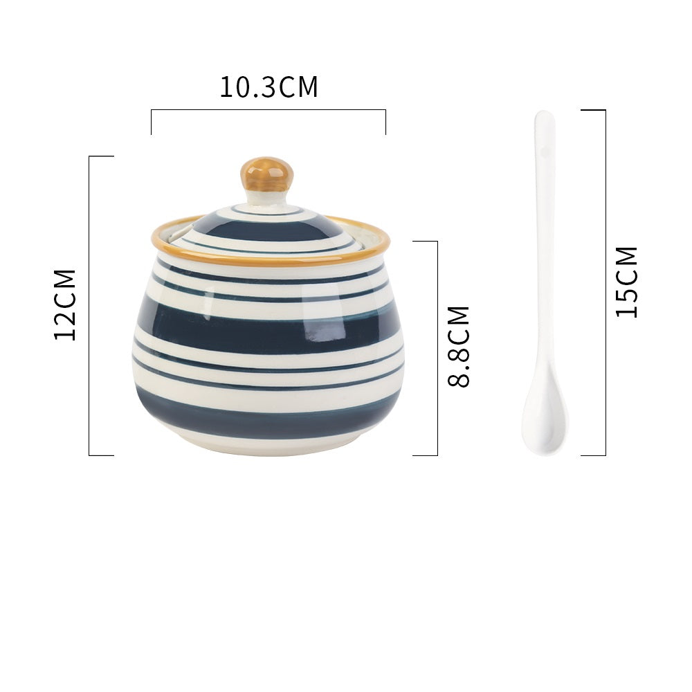 Ceramic Condiment Pot Set