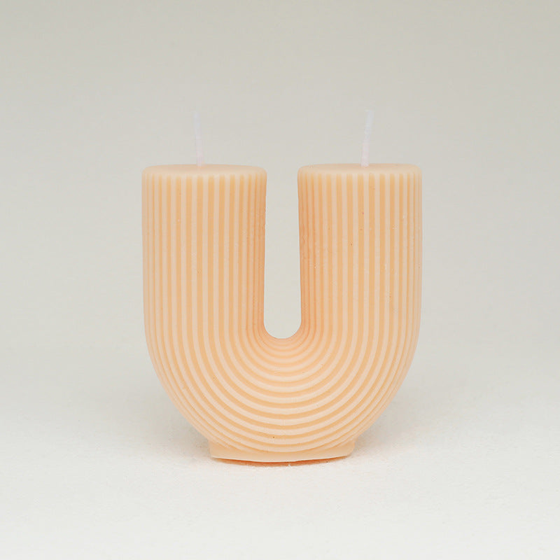 Aromatherapy U-Shaped Scented Candle