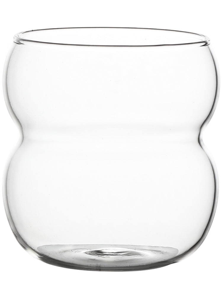 Transparent Borosilicate Ripple Glass