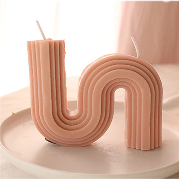 Aromatherapy U-Shaped Scented Candle