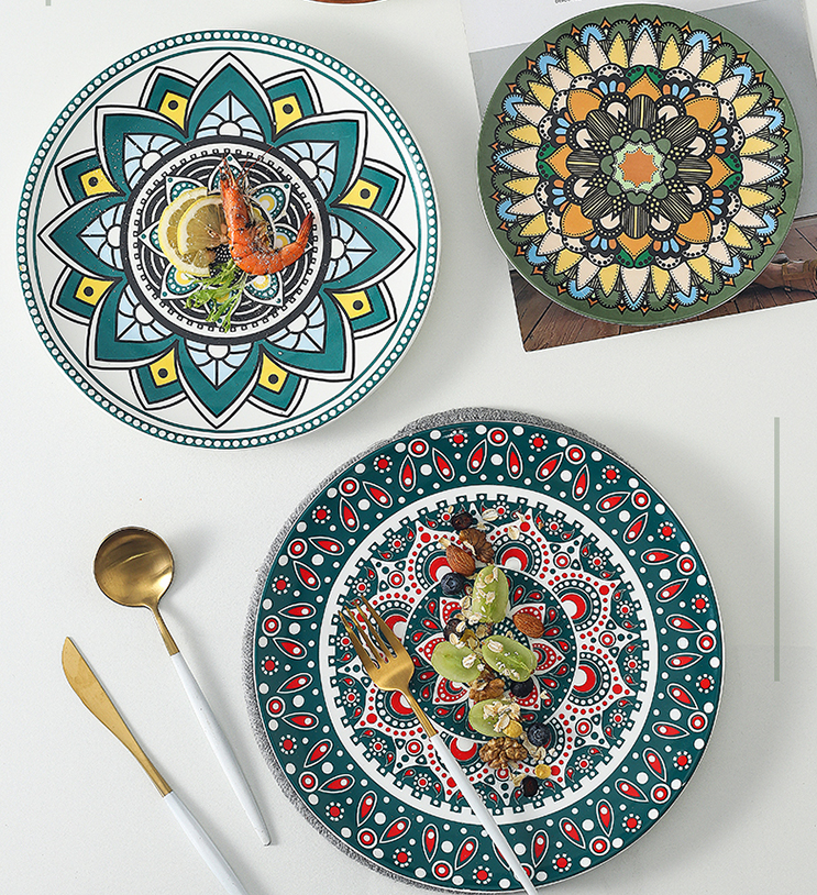 Moroccan Inspired Ceramic Plates