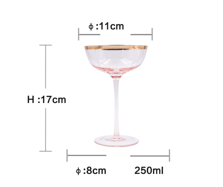 Pink Wine Glass