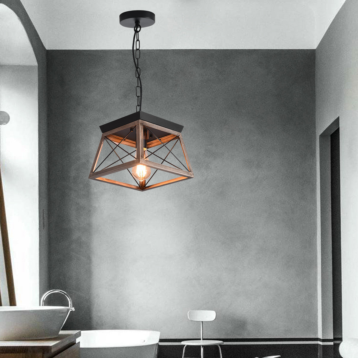 Industrial Style Ceiling Lamp