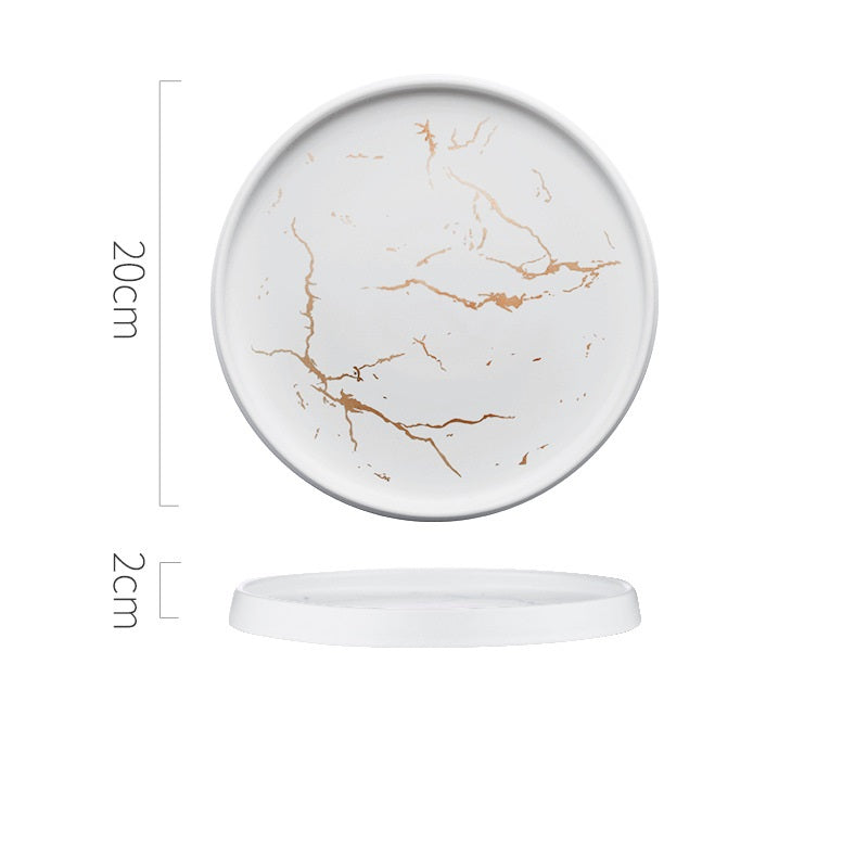 Marble Ceramic Plate