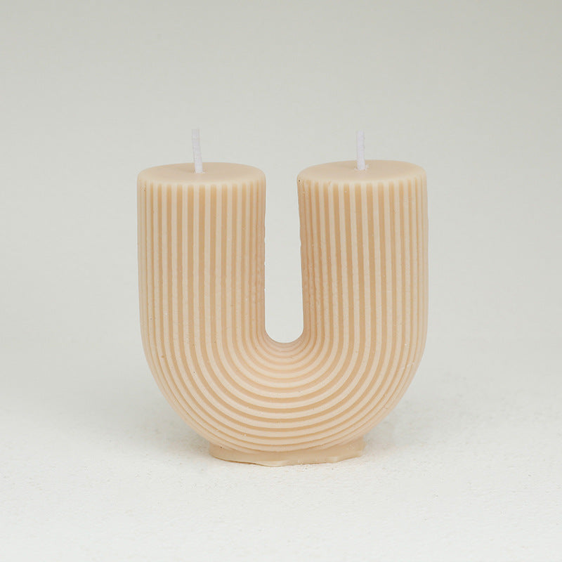 Aromatherapy U-Shaped Scented Candle