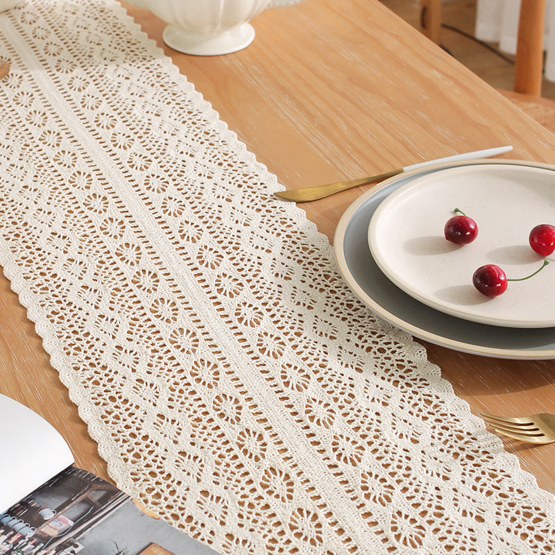 Tassel Lace Table Runner