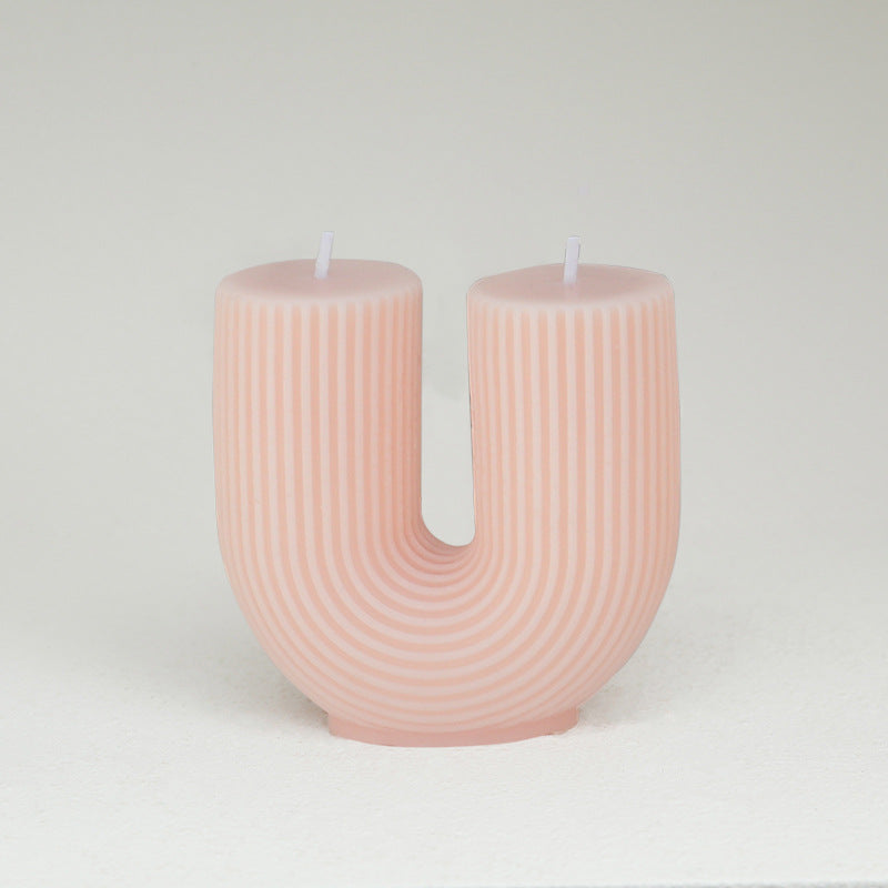 Aromatherapy U-Shaped Scented Candle