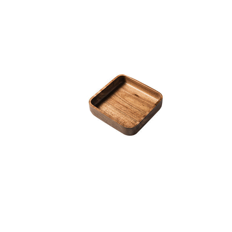 Rectangular Wooden Food Tray