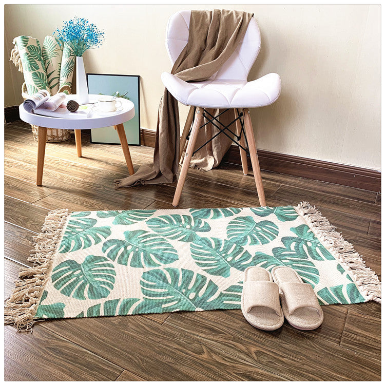 Woven Tassel Rug