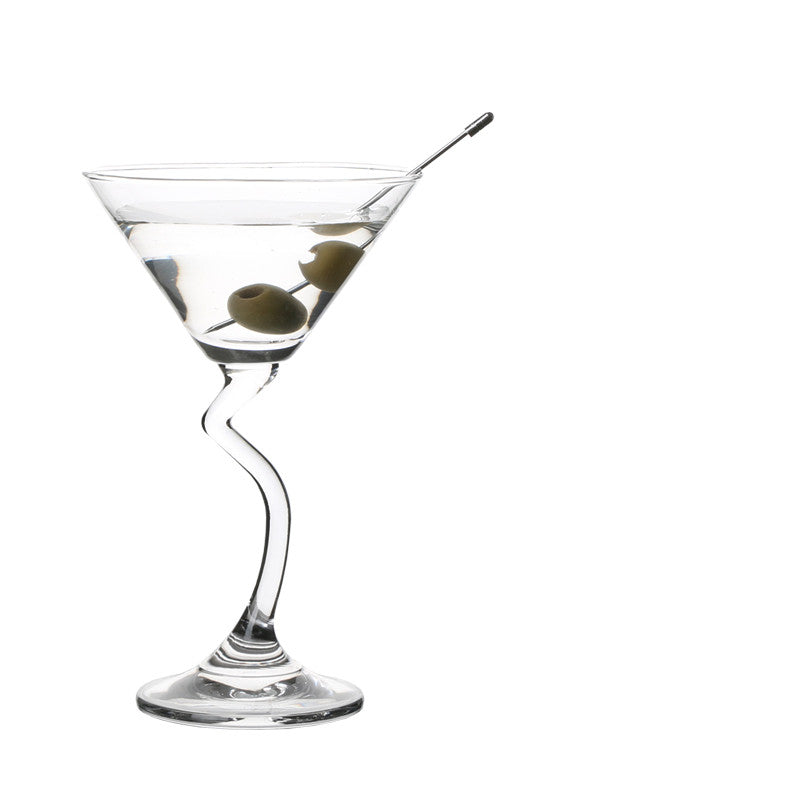 Wavy Martini Glass