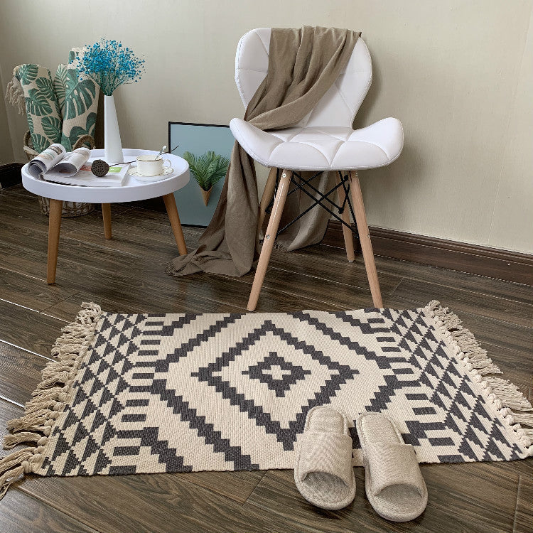 Woven Tassel Rug