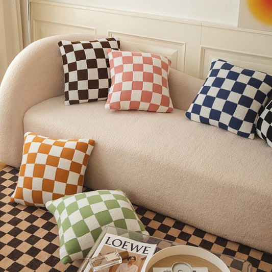 Checkerboard Cushion Cover