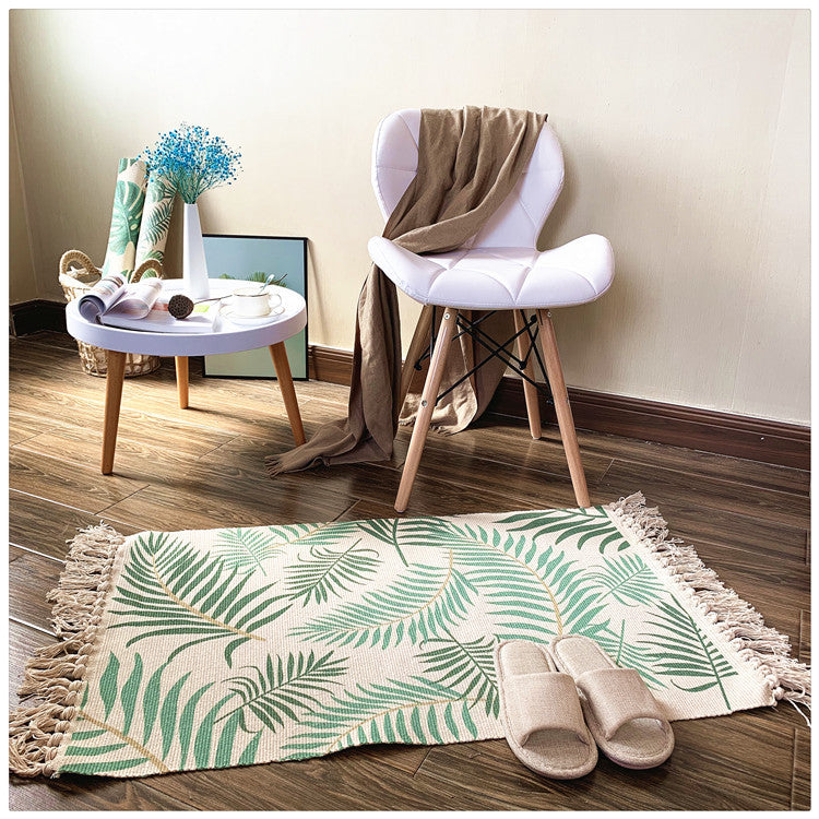 Woven Tassel Rug