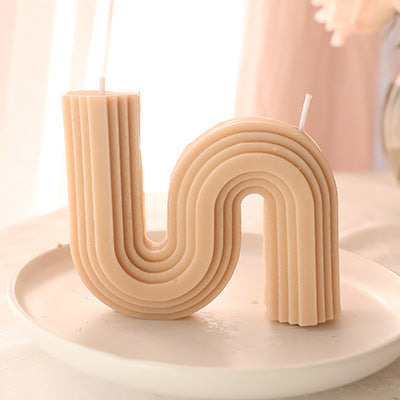 Aromatherapy U-Shaped Scented Candle