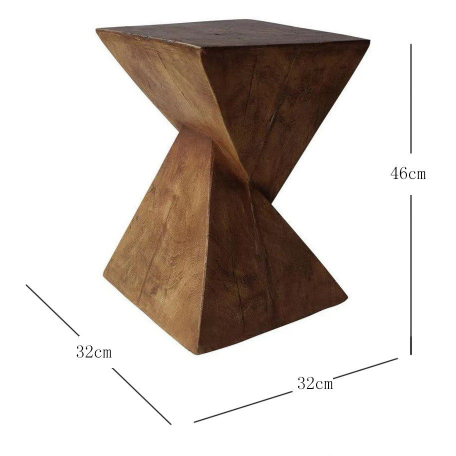 Wooden Geometric Coffee Table