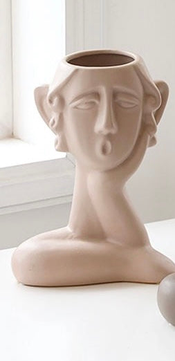 Ceramic Face Vase